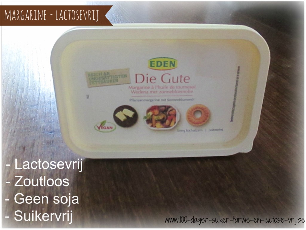 Lactosevrije margarine