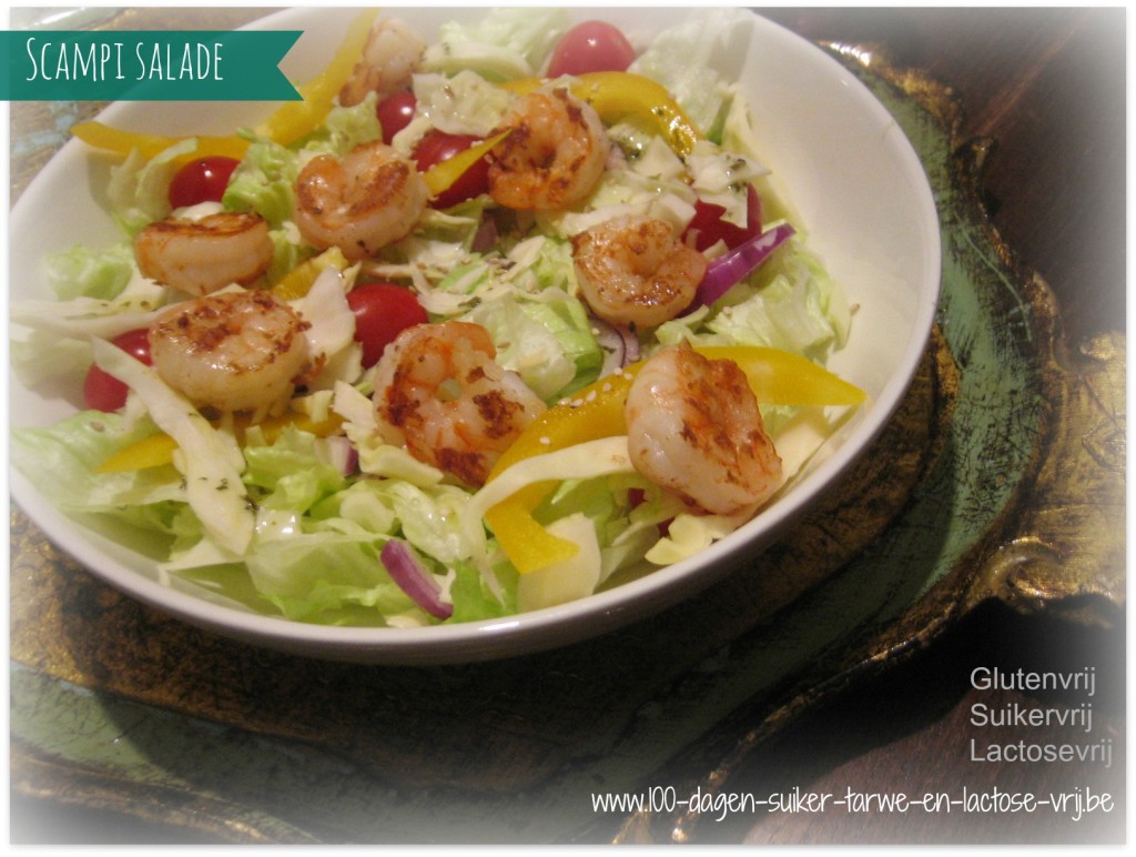 Scampi salade