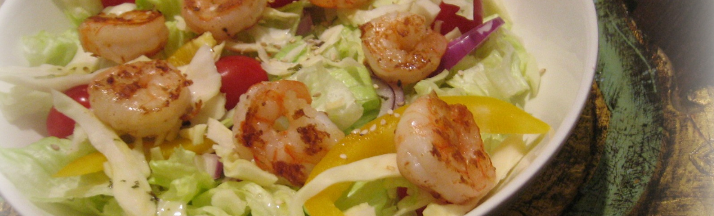 scampi-salade