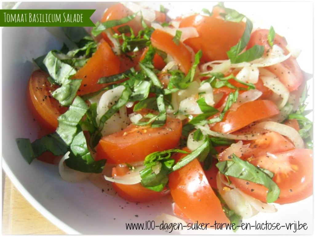 Tomaat Basilicum Salade